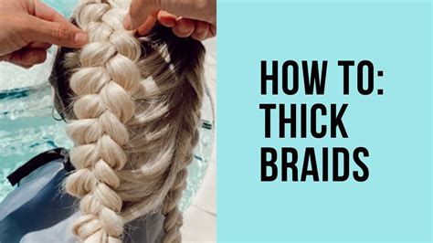 how to make your braid look thicker and enhance its texture with natural products